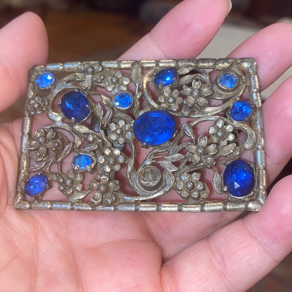 Vintage Doctor Dress Belt Buckle, Marked